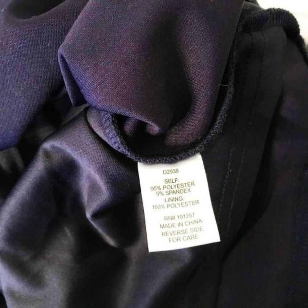 Alexia Admore Navy Blue Surplice V-neck Tulip Sleeve Dress Size Medium - Picture 6 of 8